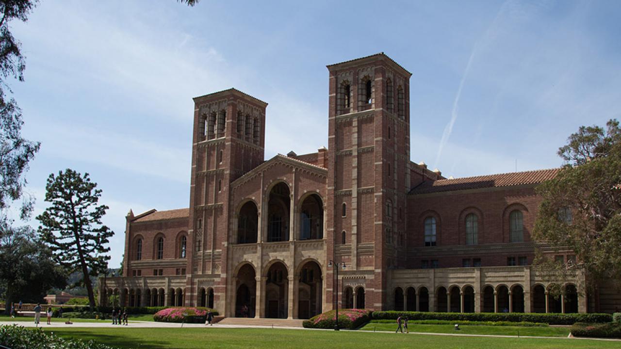 UCLA building.